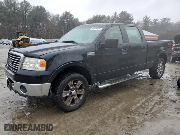 2008 Ford F-150 XL with VIN 1FTRW14W38FC31526, listed as a Copart auction lot 43559425 with 153,207 mi miles and Clean Title. Bid and sale history available at carsss.com. Image 1.