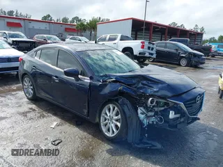 2015 Mazda 3 S Grand Touring z VIN JM1BM1W35F1238188, wystawiony jako IAAI lot #41206030 z przebiegiem 316 542 mil mil oraz . Historia ofert i sprzedaży dostępna na DreamBid. Obrazek 1.