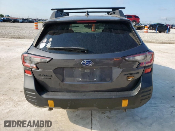 2022 Subaru Outback Wilderness with VIN 4S4BTGUDXN3139737, listed as a Copart auction lot 59183615 with 57,669 mi miles and Salvage title. Bid and sale history available at DreamBid. Image 6.