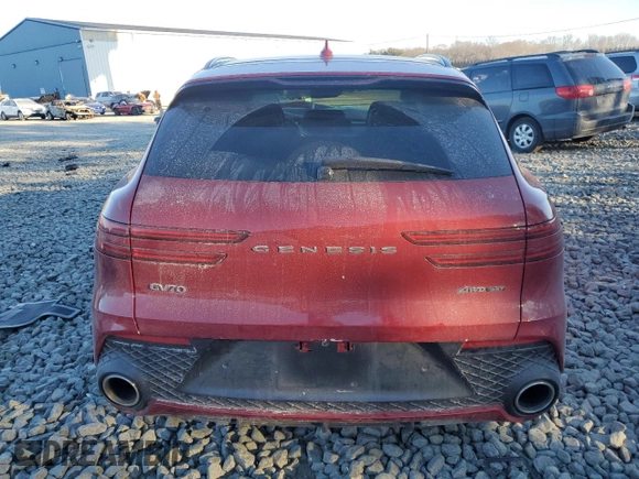 2022 Genesis GV70 Sport with VIN KMUMCDTC6NU022071, listed as a Copart auction lot 88874765 with 57,204 mi miles and Salvage title. Bid and sale history available at DreamBid. Image 6.