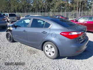2016 Kia Forte LX with VIN KNAFK4A6XG5574307, listed as a IAAI auction lot 42078519 with 31,926 mi miles and . Bid and sale history available at carsss.com. Image 3.