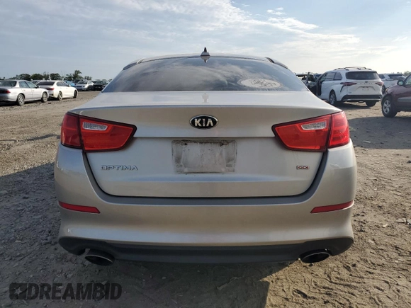 2014 Kia Optima LX with VIN 5XXGM4A77EG318466, listed as a Copart auction lot 65451805 with 196,970 mi miles and Clean title. Bid and sale history available at DreamBid. Image 6.