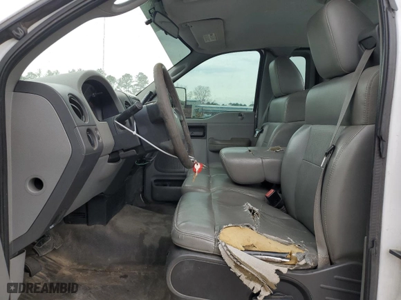 2008 Ford F-150 XL with VIN 1FTRF12258KD71097, listed as a Copart auction lot 46122815 with 193,339 mi miles and Salvage Title. Bid and sale history available at carsss.com. Image 7.