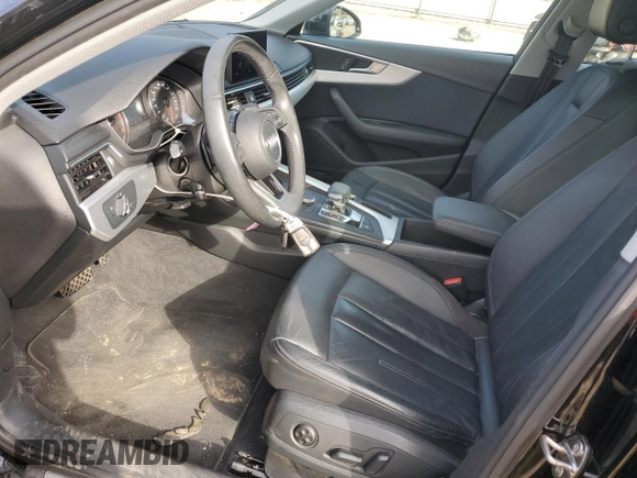 2018 Audi A4 Premium with VIN WAUKMAF40JA115039, listed as a Copart auction lot 79622144 with 57,020 mi miles and Salvage Title. Bid and sale history available at carsss.com. Image 7.
