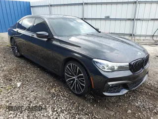 2019 BMW 7 Series 740i with VIN WBA7E2C57KB217455, listed as a Copart auction lot 69580773 with 74,717 mi miles and . Bid and sale history available at DreamBid. Image 4.