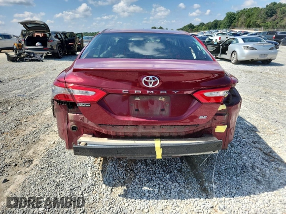 2018 Toyota Camry LE with VIN 4T1B11HK5JU588145, listed as a Copart auction lot 59882425 with 196,792 mi miles and Salvage title. Bid and sale history available at DreamBid. Image 6.