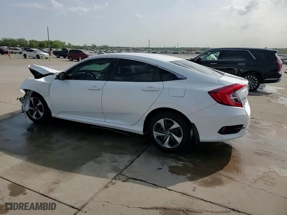2019 Honda Civic Sedan LX with VIN 19XFC2F68KE005157, listed as a Copart auction lot 51259485 with 63,377 mi miles and Salvage Title. Bid and sale history available at carsss.com. Image 14.