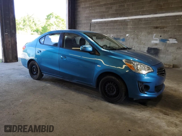 2019 Mitsubishi Mirage ES z VIN ML32F3FJ2KHF00809, wystawiony jako Copart lot #57818835 z przebiegiem 57 629 mil mil oraz Szkody całkowita. Historia ofert i sprzedaży dostępna na DreamBid. Obrazek 4.