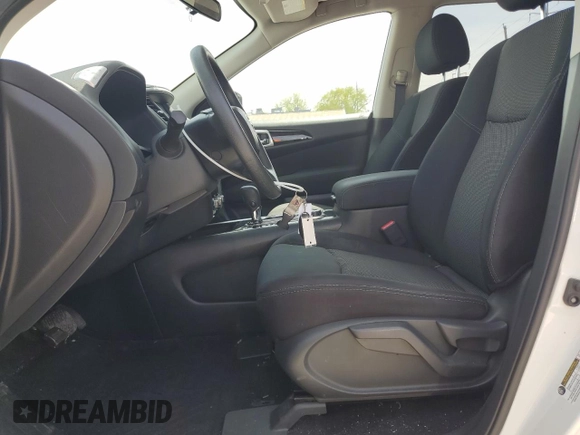 2017 Nissan Pathfinder SL with VIN 5N1DR2MM4HC677591, listed as a Copart auction lot 53822435 with 125,312 mi miles and Salvage Title. Bid and sale history available at DreamBid. Image 7.