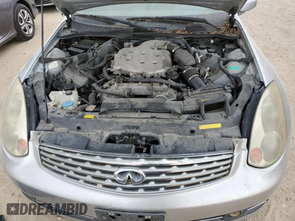 2003 Infiniti G35 Coupe w/Leather with VIN JNKCV54E43M208198, listed as a Copart auction lot 53915285 with 126,490 mi miles and Clean Title. Bid and sale history available at carsss.com. Image 11.