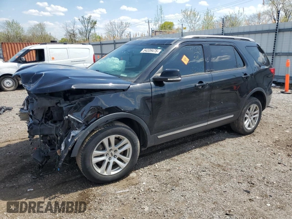 2018 Ford Explorer XLT with VIN 1FM5K8D88JGB77172, listed as a Copart auction lot 54339475 with Not provided miles and Salvage title. Bid and sale history available at DreamBid. Image 1.