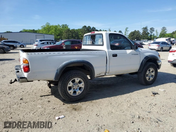 2001 Toyota Tacoma PreRunner with VIN 5TENM92N71Z728049, listed as a Copart auction lot 53803865 with 156,876 mi miles and Salvage title. Bid and sale history available at DreamBid. Image 3.