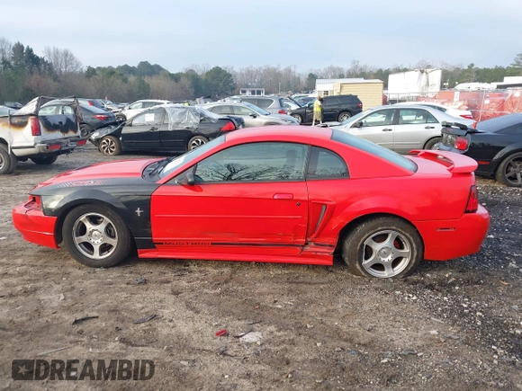 2003 Ford Mustang Standard with VIN 1FAFP40493F435980, listed as a IAAI auction lot 41520723 with 185,865 mi miles. Bid and sale history available at carsss.com. Image 15.