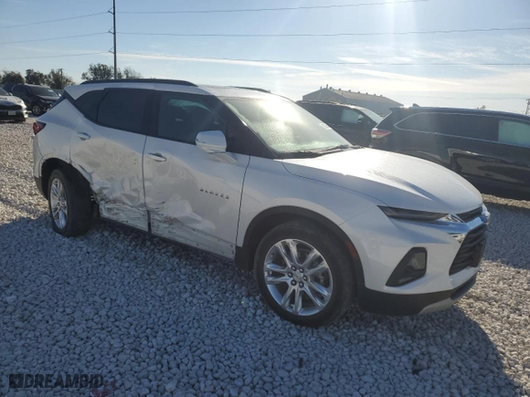 2022 Chevrolet Blazer LT with VIN 3GNKBDRS6NS223682, listed as a Copart auction lot 82296544 with 37,951 mi miles and Salvage Title. Bid and sale history available at carsss.com. Image 4.