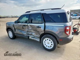 2025 Ford Bronco Sport Heritage with VIN 3FMCR9GNXSRE25085, listed as a Copart auction lot 63847615 with 220 mi miles and Salvage title. Bid and sale history available at DreamBid. Image 2.
