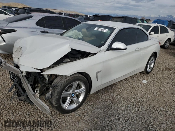 2014 BMW 4 Series 428i xDrive with VIN WBA3T1C53EPS98007, listed as a Copart auction lot 44273865 with Not Provided miles and Salvage Title. Bid and sale history available at DreamBid. Image 1.