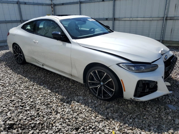 2021 BMW 4 Series M440i xDrive with VIN WBA13AR00MCF97899, listed as a Copart auction lot 50577695 with 23,817 mi miles and Clean Title. Bid and sale history available at DreamBid. Image 4.