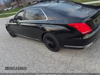 2019 Genesis G90 Ultimate with VIN KMHG54JH9KU053279, listed as a IAAI auction lot 42232463 with 4,271 mi miles and . Bid and sale history available at carsss.com. Image 3.