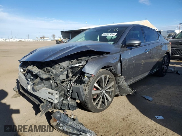 2019 Nissan Altima 2.5 Platinum with VIN 1N4BL4FW6KC128477, listed as a Copart auction lot 87591245 with 151,936 mi miles and Non Repairable. Bid and sale history available at carsss.com. Image 1.