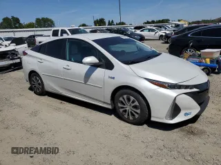 2021 Toyota Prius LE with VIN JTDKAMFP6M3184835, listed as a Copart auction lot 54198095 with 88,055 mi miles and Salvage Title. Bid and sale history available at DreamBid. Image 4.