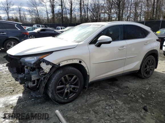 2016 Lexus NX 200t with VIN JTJBARBZ0G2090591, listed as a Copart auction lot 46295185 with 111,903 mi miles and Salvage Title. Bid and sale history available at carsss.com. Image 1.