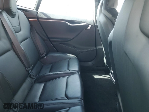 2014 Tesla Model S P85D with VIN 5YJSA1H28EFP62793, listed as a Copart auction lot 52902495 with Not Provided miles and Salvage Title. Bid and sale history available at DreamBid. Image 10.