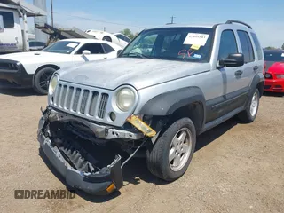 2007 Jeep Liberty Sport with VIN 1J4GK48K87W722615, listed as a IAAI auction lot 42055503 with 244,118 mi miles. Bid and sale history available at carsss.com. Image 6.