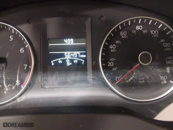 2014 Volkswagen Jetta Sedan SE with VIN 3VWD07AJ8EM329371, listed as a IAAI auction lot 41380191 with 56,497 mi miles. Bid and sale history available at carsss.com. Image 15.
