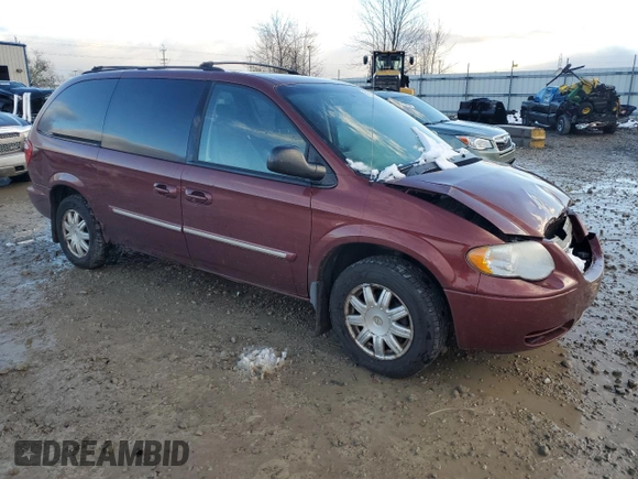 2007 Chrysler Town & Country LWB Touring with VIN 2A4GP54L17R197802, listed as a Copart auction lot 81558614 with 192,938 mi miles and Clean Title. Bid and sale history available at carsss.com. Image 4.
