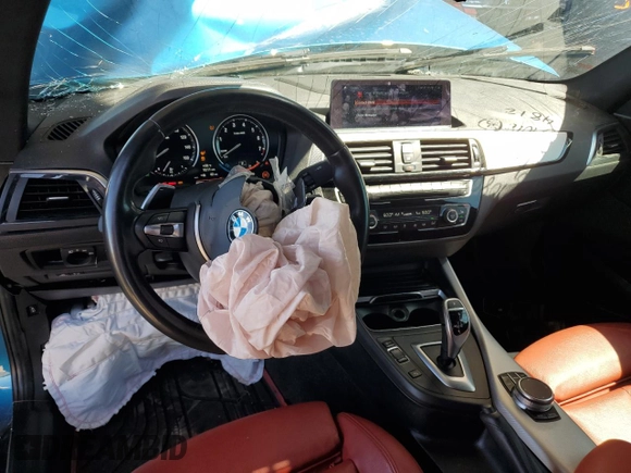 2021 BMW 2 Series M240i with VIN WBA2J5C02M7G34812, listed as a Copart auction lot 67790704 with 46,008 mi miles and Salvage Title. Bid and sale history available at carsss.com. Image 8.