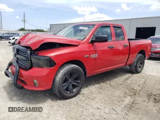 2013 Ram 1500 Express with VIN 1C6RR7FT2DS572972, listed as a Copart auction lot 61528455 with 169,635 mi miles and Salvage title. Bid and sale history available at DreamBid. Image 1.