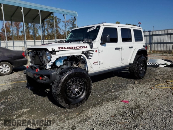 2022 Jeep Wrangler Unlimited Rubicon with VIN 1C4JJXFG2NW125360, listed as a Copart auction lot 76773624 with 22,978 mi miles and Salvage title. Bid and sale history available at DreamBid. Image 1.