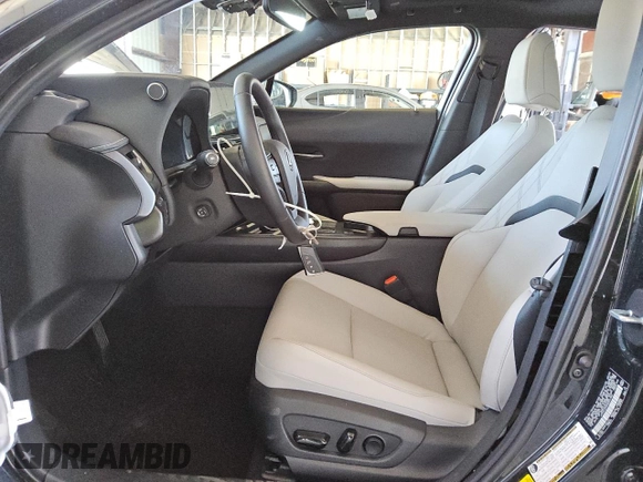 2025 Lexus UX with VIN JTHUCJDH2S2001462, listed as a Copart auction lot 74555134 with 3,457 mi miles and Clean Title. Bid and sale history available at carsss.com. Image 7.