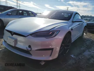 2022 Tesla Model S с VIN 5YJSA1E51NF470627, выставлен на аукционе Copart как лот 48011095 с пробегом Не указан миль и Списание • Salvage title. История ставок и продаж доступна на DreamBid. Изображение 1.