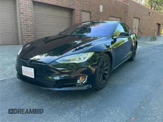 2017 Tesla Model S 60 with VIN 5YJSA1E15HF219286, listed as a Copart auction lot 57360515 with 44,520 mi miles and Salvage title. Bid and sale history available at DreamBid. Image 2.