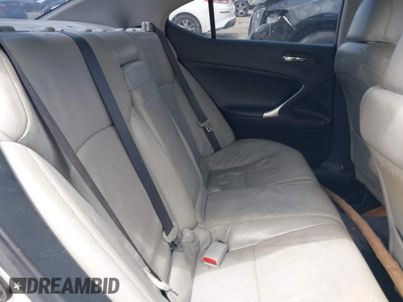 2006 Lexus IS 250 with VIN JTHCK262X65000920, listed as a IAAI auction lot 42033630 with 276,866 mi miles and . Bid and sale history available at DreamBid. Image 8.