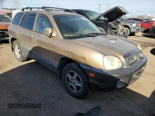 2003 Hyundai Santa Fe GLS with VIN KM8SC73D73U360575, listed as a Copart auction lot 42012085 with 193,755 mi miles and Salvage Title. Bid and sale history available at carsss.com. Image 4.