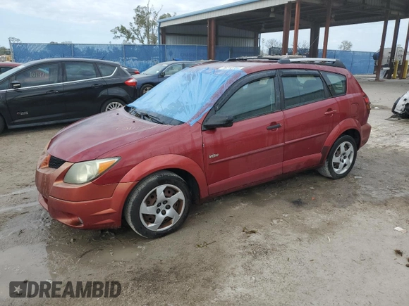 2004 Pontiac Vibe with VIN 5Y2SL628X4Z460435, listed as a Copart auction lot 76310784 with 205,260 mi miles and Salvage Title. Bid and sale history available at carsss.com. Image 1.