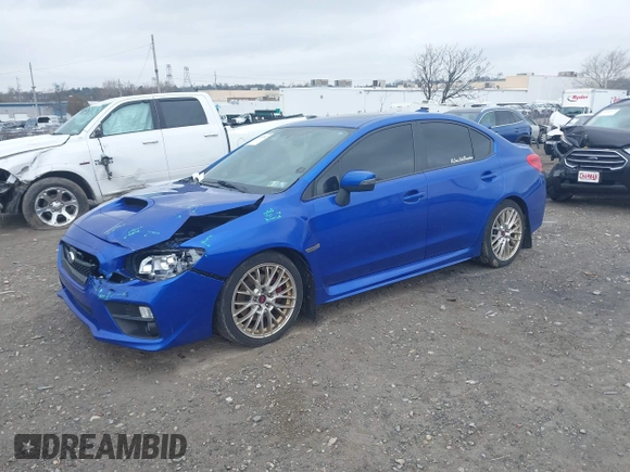 2017 Subaru WRX Limited with VIN JF1VA1L65H9838742, listed as a IAAI auction lot 41950947 with 110,281 mi miles. Bid and sale history available at carsss.com. Image 2.
