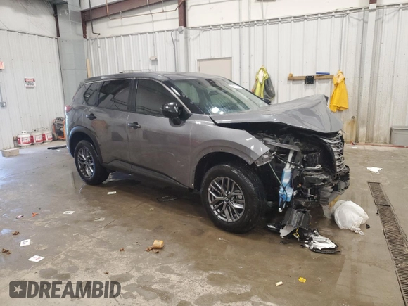 2024 Nissan Rogue S with VIN 5N1BT3AB9RC675595, listed as a Copart auction lot 54750205 with 31,556 mi miles and Salvage Title. Bid and sale history available at DreamBid. Image 4.