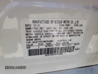 2021 Infiniti Q50 Signature Edition с VIN JN1EV7CR1MM754889, выставлен на аукционе Copart как лот 60595224 с пробегом 29 087 миль миль и Списание • Salvage title. История ставок и продаж доступна на DreamBid. Изображение 14.
