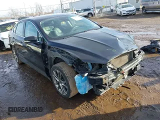 2020 Ford Fusion Hybrid Titanium with VIN 3FA6P0RU9LR100328, listed as a IAAI auction lot 41487605 with 101,043 mi miles. Bid and sale history available at carsss.com. Image 1.
