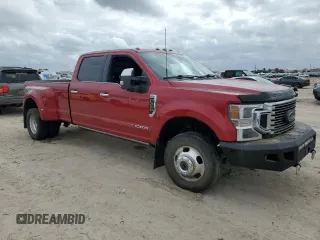 2022 Ford F-350 XL with VIN 1FT8W3DT7NED60044, listed as a Copart auction lot 42649375 with Not Provided miles and Salvage Title. Bid and sale history available at DreamBid. Image 4.