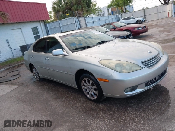 2004 Lexus ES 350 with VIN JTHBA30GX45019652, listed as a IAAI auction lot 41573803 with Not Provided miles and . Bid and sale history available at DreamBid. Image 1.