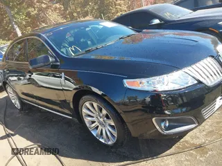 2012 Lincoln MKS with VIN 1LNHL9ER8CG801403, listed as a IAAI auction lot 40642385 with 149,167 mi miles. Bid and sale history available at carsss.com. Image 1.