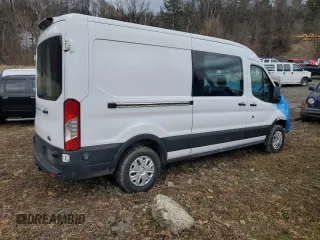 2019 Ford Transit with VIN 1FTYR2CM9KKA74334, listed as a Copart auction lot 45215585 with 80,188 mi miles and Salvage Title. Bid and sale history available at carsss.com. Image 3.