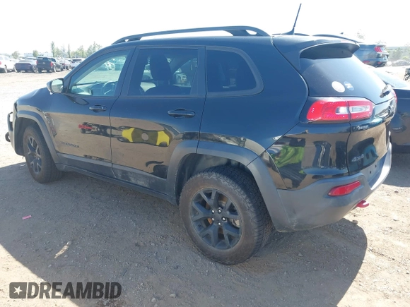 2016 Jeep Cherokee Trailhawk with VIN 1C4PJMBB9GW179051, listed as a IAAI auction lot 42520342 with 100,538 mi miles and . Bid and sale history available at DreamBid. Image 3.