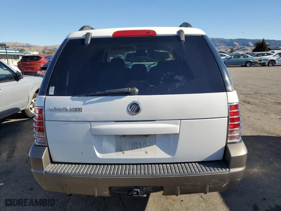 2004 Mercury Mountaineer Convenience with VIN 4M2ZU66E94UJ22544, listed as a Copart auction lot 82893994 with 168,468 mi miles and Salvage Title. Bid and sale history available at carsss.com. Image 6.