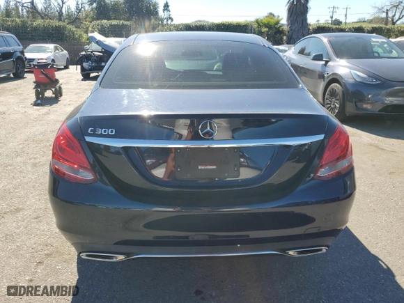 2016 Mercedes-Benz C-Class C 300 with VIN 55SWF4JB0GU131438, listed as a Copart auction lot 49897835 with 59,653 mi miles and Salvage Title. Bid and sale history available at carsss.com. Image 6.