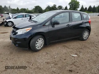 2014 Nissan Note S with VIN 3N1CE2CP3EL388812, listed as a Copart auction lot 59688675 with 113,582 mi miles and Salvage title. Bid and sale history available at DreamBid. Image 1.